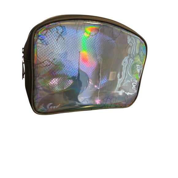 Bath Body Works Disney Villains Makeup Bag Pouch Maleficent Iridescent Evil NWT - Picture 1 of 7